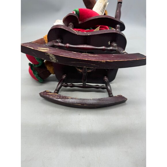 Grandma Got Run Over By A Reindeer Animated Rocking chair Moose Plush 14" READ - Picture 7 of 9